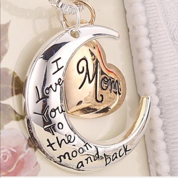 I Love You To The Moon And Back Necklace - Picture 2 of 6